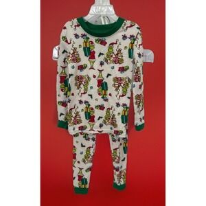 Dr. Seuss The Grinch That Stole Christmas Pajamas 4T Girls Classic 2 Piece Set
